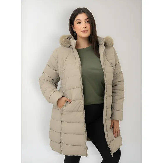 Camperon De Mujer Abrigado Impermeable Talles Grandes 