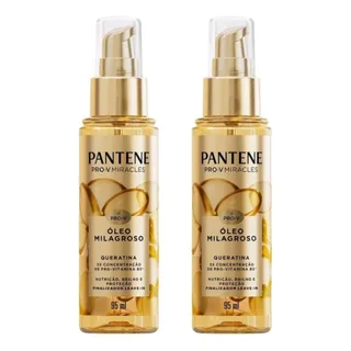 Kit 2 Ăleo Milagroso Leave-in Pantene Miracles Queratina95ml Kit 2 Ăleo Milagroso Leave-in Pantene Miracles Queratina95ml