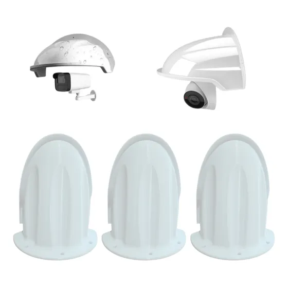 Kit 3 Protetor Câmera Segurança Dome Proteção Chuva Shield