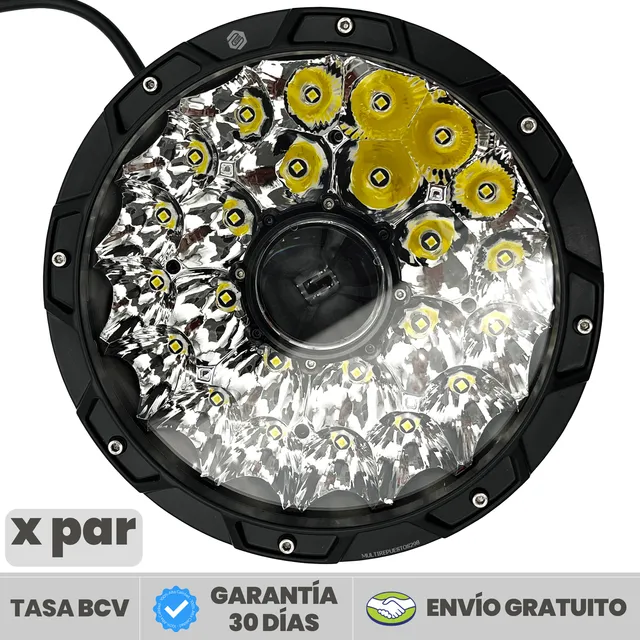 Faro Led Laser Rústico 4x4 Alta Potencia Larga Durabilidad