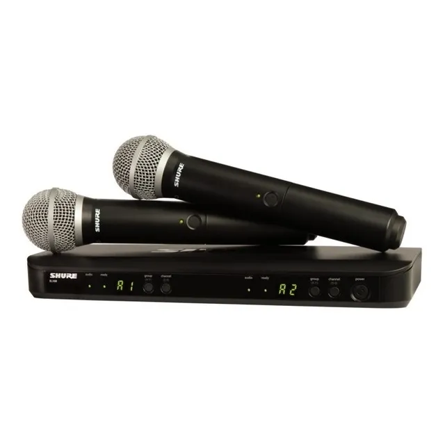 Micrófono Inalámbrico Shure Blx288/pg58-j10 Receptor Doble