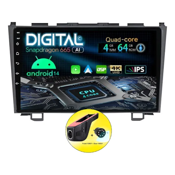 Radio Pantalla Android Honda Crv 2008/11