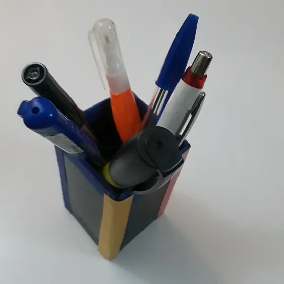 Porta Lapiz Colores Bandera Medidas Larg 5 Alto8,5  Ancho5