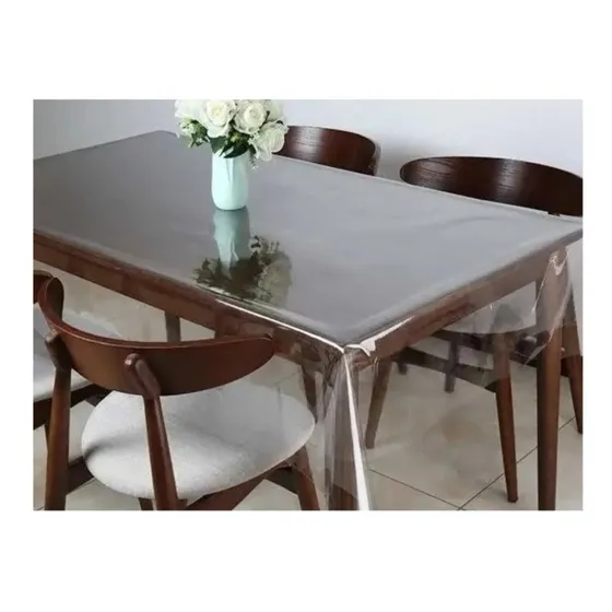 Hule Cristal Para Comedor Calibre 12 1.80mx1.80m