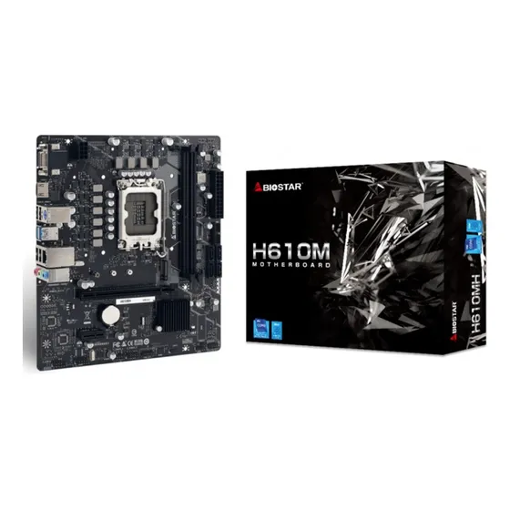Tarjeta Madre Biostar H610mh Lga 1700 Intel Ddr4 12 Gen