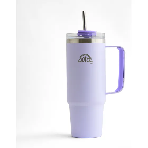 Vaso Termico 900ml Con Bombilla Every Lila Doite