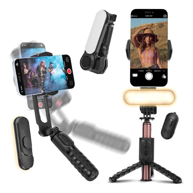 Estabilizador Celular Soporte Selfie Stick Con Para Tripode