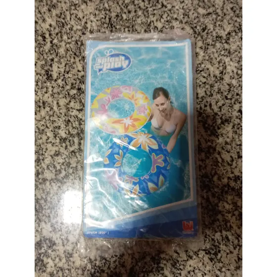 Aro Flotador Inflable De Flores De Niña  Nuevo