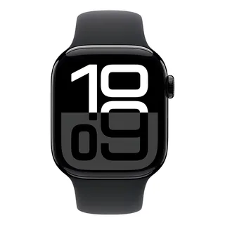 Apple Watch Series 10 Gps Caixa Preta Brilhante De AlumĂnio 42 Mm Pulseira Esportiva Preta P/m Apple Watch Series 10 Gps Caixa Preta Brilhante De AlumĂnio 42 Mm Pulseira Esportiva Preta P/m