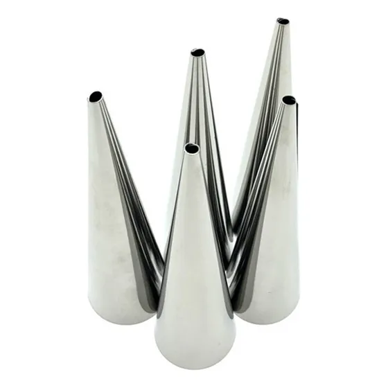 A 20 Tubos De Cuerno Crema For Hornear Conos Antiadherentes