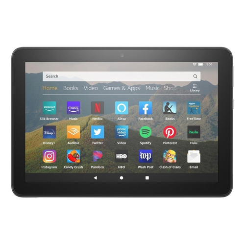 Tablet  Amazon Fire HD 8 2020 KFONWI 8" 32GB black y 2GB de memoria RAM 