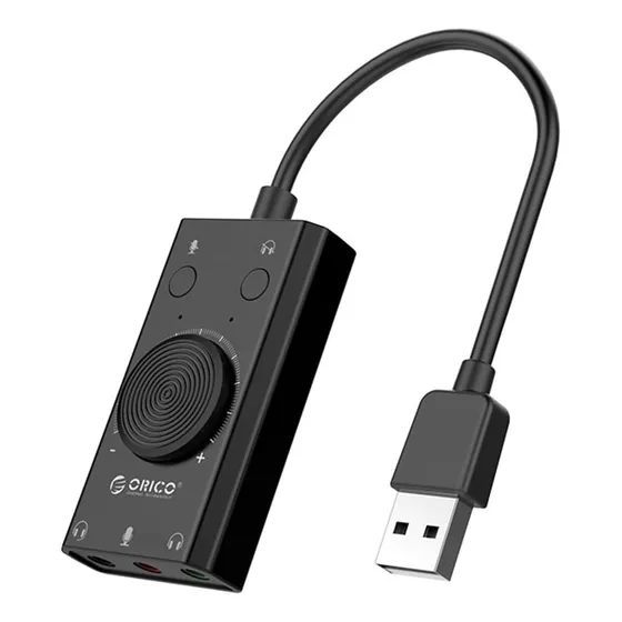 Tarjeta De Sonido Orico Para Pc Laptop Sc2