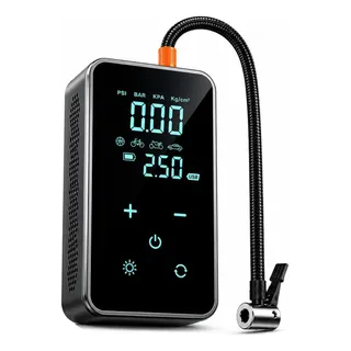 Compressor Ar Portátil Digital Sem Fio Usb Carro Moto Bike Usb