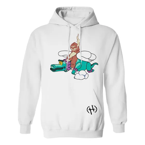 Sudadera Perezoso Y Dragon Corridos Tumbados Junior H   