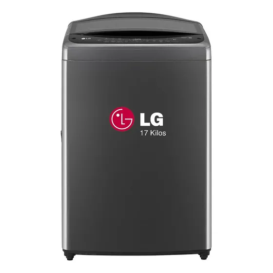 Lavadora LG 17 Kg Carga Superior Ai Dd Wt17bv6t Negro Claro