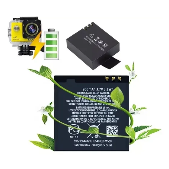 Bateria Camara Deportiva  3.7v 900mah 3.33wh Sj4000