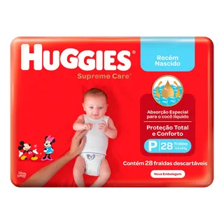 Fraldas Huggies Måxima Proteção P Fraldas Huggies Måxima Proteção P