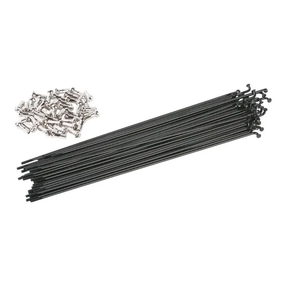 Rayos Bicicleta Importados Acero Con Niples X 36 Unidades