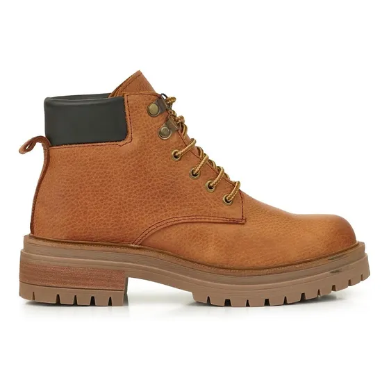 Borcego Mujer Cuero Bota Plataforma Zapato Botineta Briganti