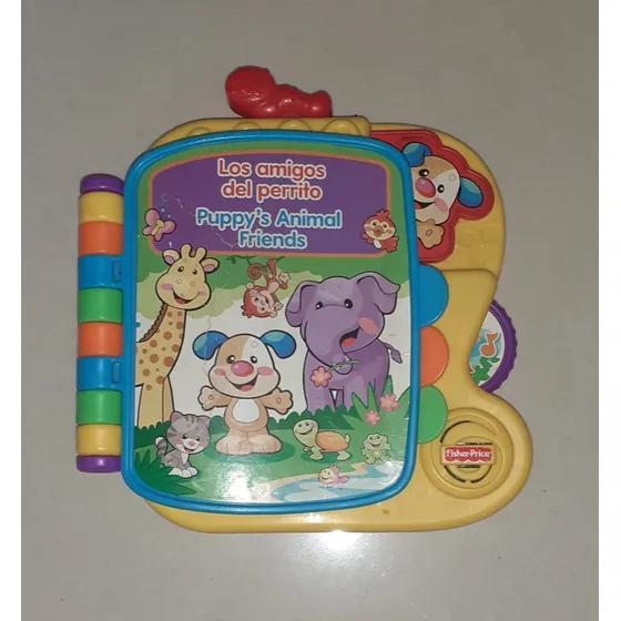Libro Juguete Niños Fisher Price Bebés Perrito Zoologico