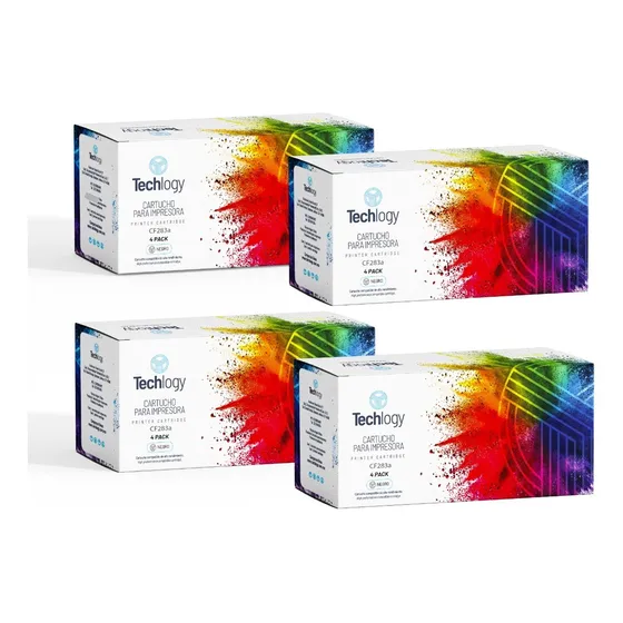 Toner 83a Compatible M201 M125 M127 M225 283a 4 Pack Negro