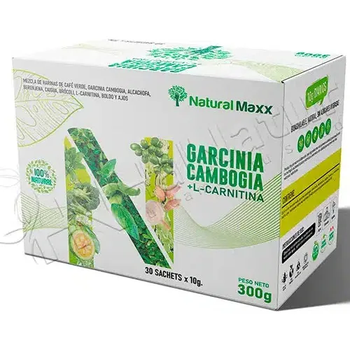 Garcinia Cambogia + Cafe Verde + L Carnitina Fit Caja 30 Sob