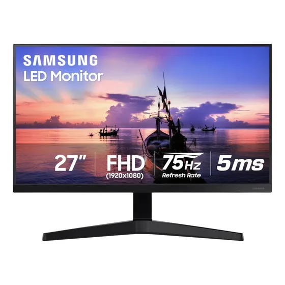 Monitor Samsung T35f, 27  Fhd, 75hz, Hdmi