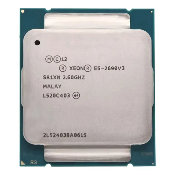 Processador Intel Xeon E5-2690 V3 BX80644E52690V3 de 12 núcleos e 3.5GHz de frequência