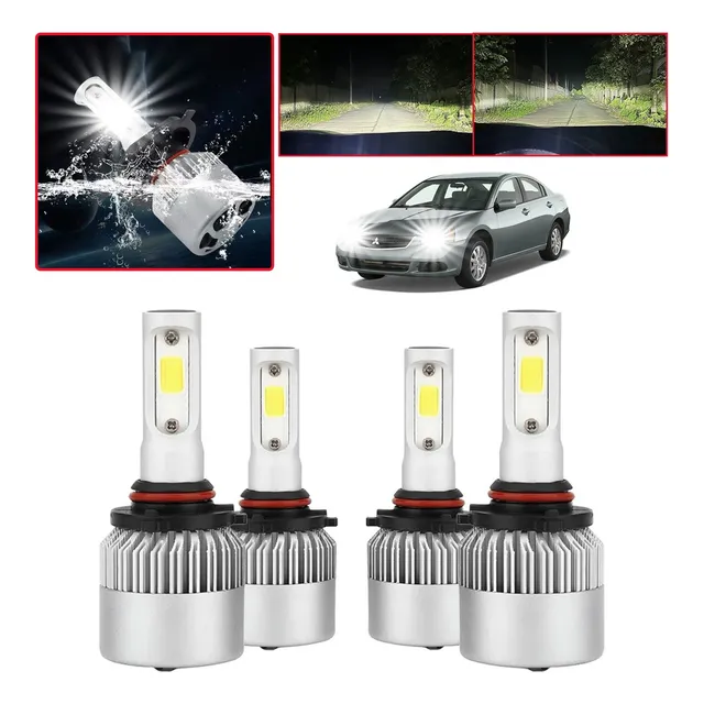 Led 9005 9006 Kit De Focos Led Para Mitsubishi Luz Alta Y