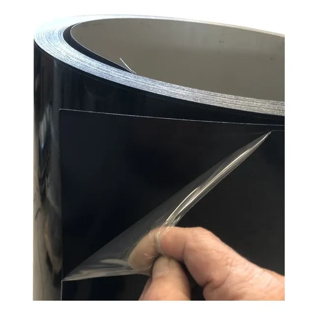 Chapa Aço Bobina Pintada Preta Largura 60cm X 5 Metros