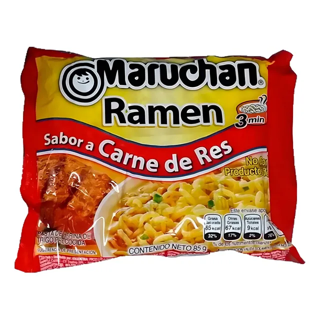 Sopa Maruchan Ramen Carne Res Pack Por 12 Unidades