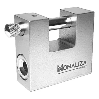 Cadeado Alta Segurança Latão 60mm Inviolåvel C/ 4 Chaves Cor Prata Cadeado Alta Segurança Latão 60mm Inviolåvel C/ 4 Chaves Cor Prata