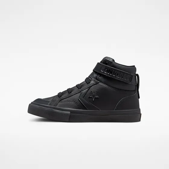Zapatillas Unisex Niños Caña Alta Color Negro Converse