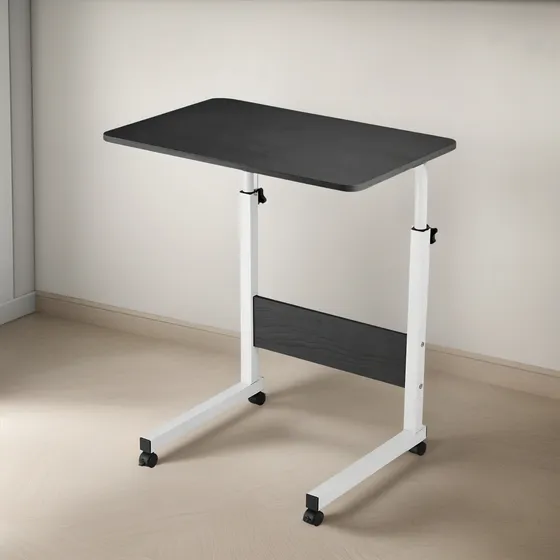 Mesa Ajustável Notebook Cama Sala Home Office Com Rodas