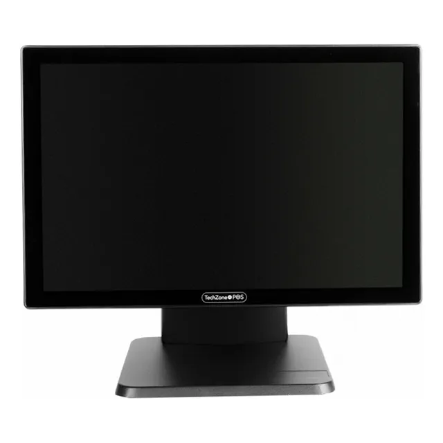 Monitor Techzone Pos Pantalla Lcd 17'' Brillo Ajustable Auto Color Negro