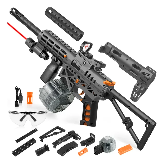 Pistola De Hidrogel Lanzador Gel Automática Con Láser Nylon