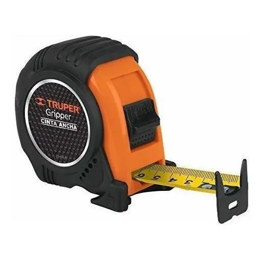 Flexómetro Gripper Contra Impactos 8 M Cinta 25 Mm, Truper 1