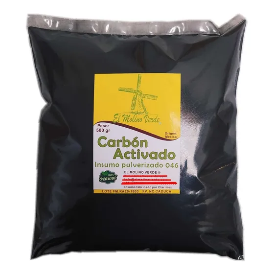 Carbón Activado En Polvo 046 X 500gr - g a $42