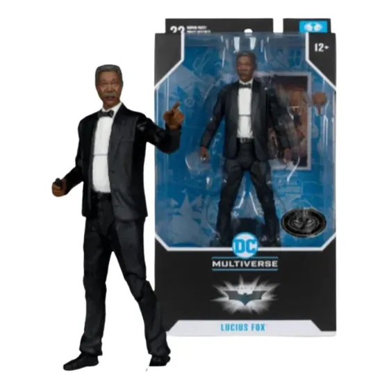 Figura Lucius Fox Película 1978 Dc Multiverse Teatrical