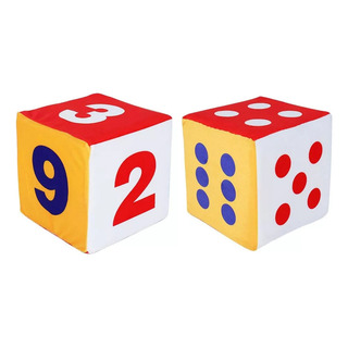 Para 2 Peças De Dados Gigantes Coloridos Com NĂșmeros Para 2 Peças De Dados Gigantes Coloridos Com NĂșmeros