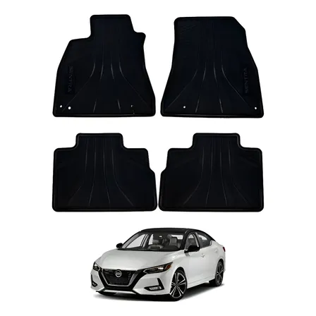 Tapetes De Uso Rudo Originales Nissan Sentra 2020-2021 Negro