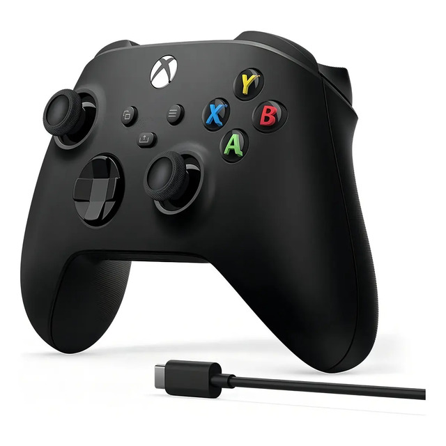 Controle Para Xbox Qat-00007 Sem Fio Carbon Preto Microsoft Carbon Black Controle Para Xbox Qat-00007 Sem Fio Carbon Preto Microsoft Carbon Black