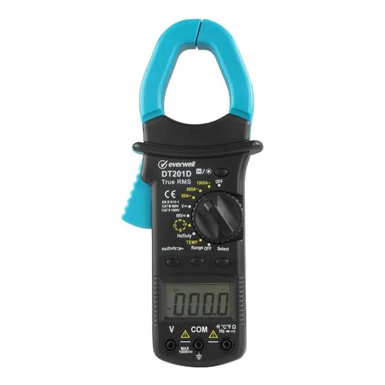 Pinza Amperimétrica Dt201d Mide Capacitancia Multimetro