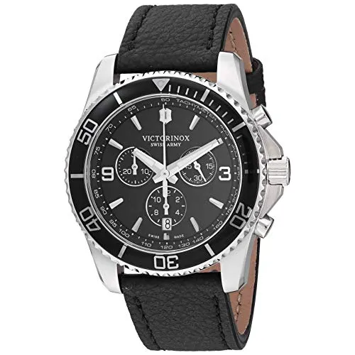 Reloj Deportivo Victorinox De Acero Inoxidable Y Cuarzo Suiz