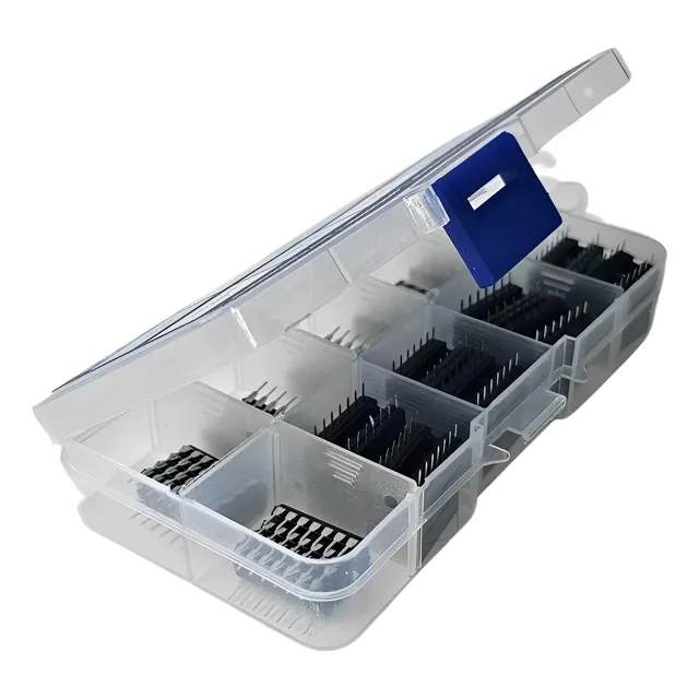 Kit De 24 Compuertas Lógicas Variadas + Bases De 14 Pines