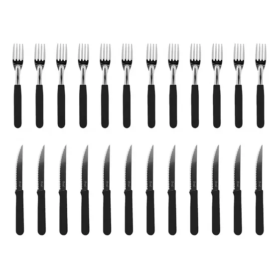 Set Cubiertos 12 Cuchillos 12 Tenedores 24 Piezas Carol