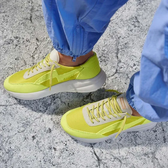 Sneaker 77 Amarillo Fluo