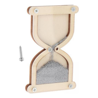 2 Kit De Tablero Ocupado De Reloj De Arena De Madera, Gris 2 Kit De Tablero Ocupado De Reloj De Arena De Madera, Gris