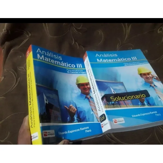 Libro Análisis Matematico Y Solucionario Tomo 3 Espinoza