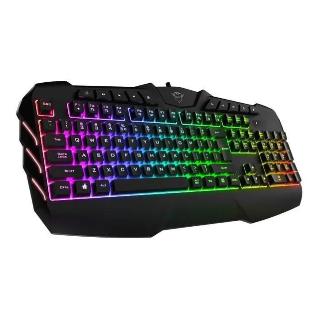 Teclado Gamer Trust Hybrid Gxt 881 Odyss Semi Mecanico 23855